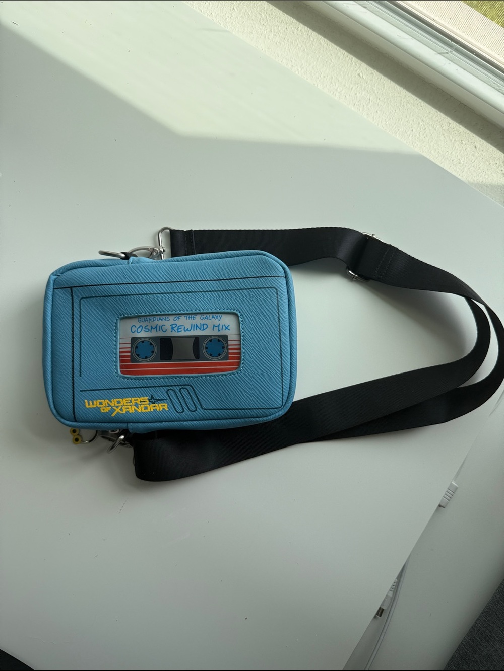 Blue 'Cosmic Rewind Mix' Crossbody Bag